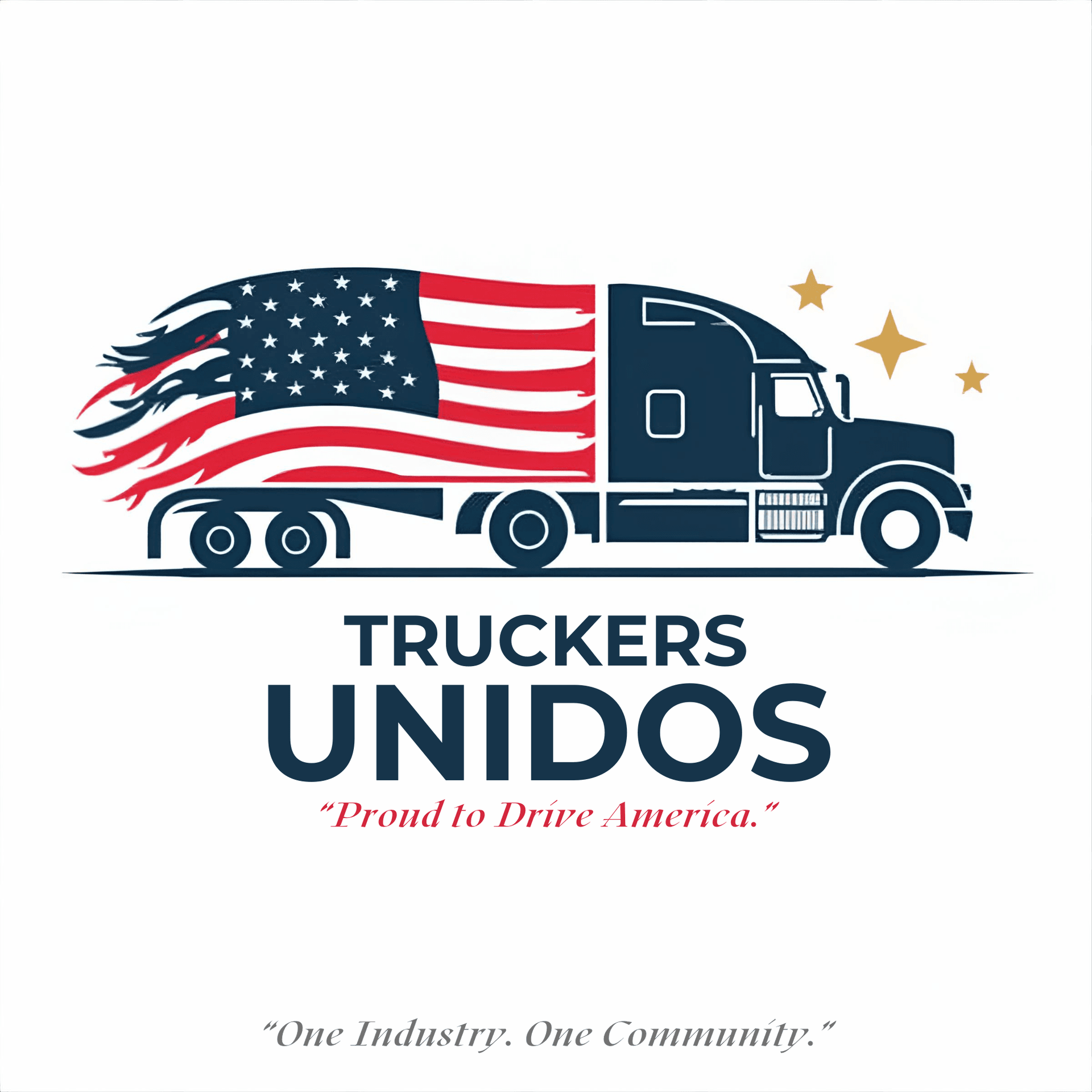 Truckers Unidos truck logo
